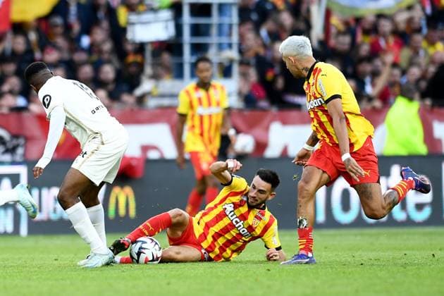 RC Lens v OGC Nice - Ligue 1 McDonald s 2024 2025 28 Adrien THOMASSON (rcl) during the Ligue 1 McDonald s match between Lens and Nice at Stade Bollaert-Delelis on September 28, 2024 in Lens, France. Lens France  Copyright: xFEPx 776214362