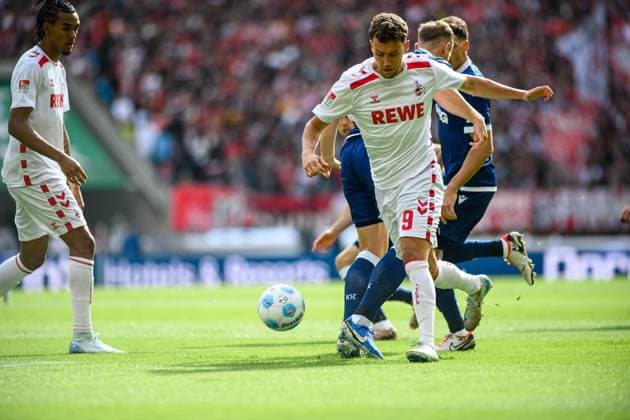 COLOGNE, GERMANY - 29 SEPTEMBER, 2024: Luca Waldschmidt, The football match of 2.Bundesliga 1.FC Koeln vs Karlsruher SC at Rhein Energie Stadion  Copyright: xVITALIIxKLIUIEVx