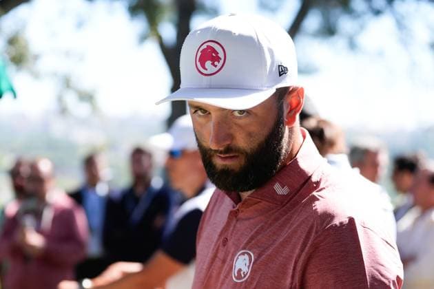 September 29, 2024, Madrid, Madrid, SPAIN: Jon RAHM of Spain during the Acciona Open Espana 2024, golf DP World Tour in Spain, celebrated at Club de Campo of Madrid on September 29, 2024, in Madrid, Spain. Madrid SPAIN - ZUMAa181 20240929_zaa_a181_063 Copyright: xOscarxJ.xBarrosox