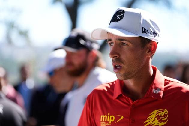 September 29, 2024, Madrid, Madrid, SPAIN: David PUIG of Spain during the Acciona Open Espana 2024, golf DP World Tour in Spain, celebrated at Club de Campo of Madrid on September 29, 2024, in Madrid, Spain. Madrid SPAIN - ZUMAa181 20240929_zaa_a181_065 Copyright: xOscarxJ.xBarrosox