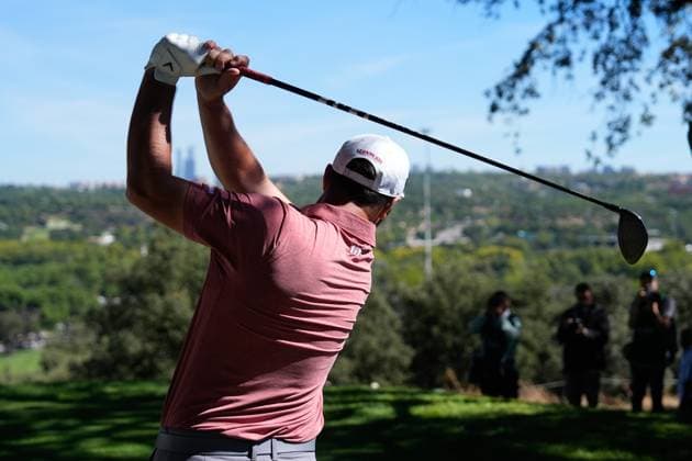 September 29, 2024, Madrid, Madrid, SPAIN: Jon RAHM of Spain during the Acciona Open Espana 2024, golf DP World Tour in Spain, celebrated at Club de Campo of Madrid on September 29, 2024, in Madrid, Spain. Madrid SPAIN - ZUMAa181 20240929_zaa_a181_078 Copyright: xOscarxJ.xBarrosox