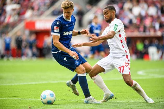 COLOGNE, GERMANY - 29 SEPTEMBER, 2024: The football match of 2.Bundesliga 1.FC Koeln vs Karlsruher SC at Rhein Energie Stadion  Copyright: xVITALIIxKLIUIEVx