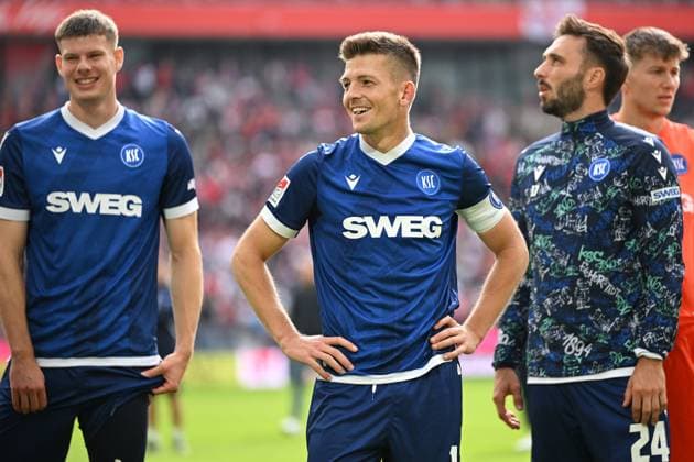 Koeln, Rheinenergiestadion, 29.09.24, GER, Herren, 2.Bundesliga, Saison 2024-2025, 1.FC Koeln - Karlsruher SC Bild: Marvin WANITZEK (Karlsruhe) Only for editorial use! DFL regulations prohibit any use of photographs as image sequences and or quasi-video. NRW Deutschland