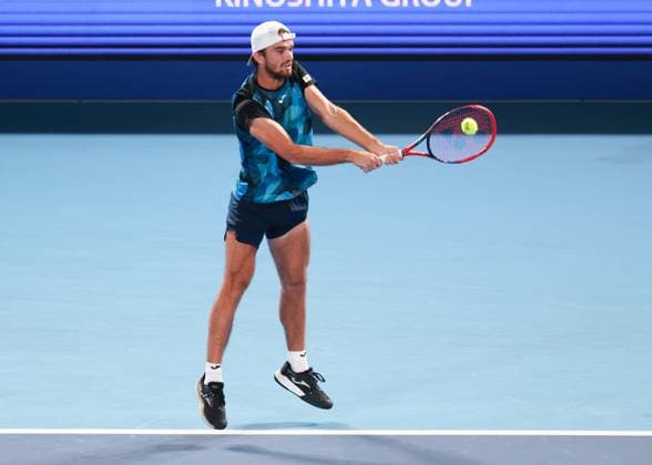 Tomas Machac (CZE), Kinoshita Group Japan Open Tennis Championships, Tokyo, Japan Copyright: xJuergenxHasenkopfx