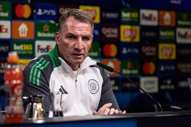 UEFA Champions League: Pressekonferenz, Celtic; 30.09.2024 Brendan Rodgers (Celtic, Cheftrainer) UEFA Champions League: Pressekonferenz, Celtic; 30.09.2024 Copyright: xBEAUTIFULxSPORTS Buriakovx