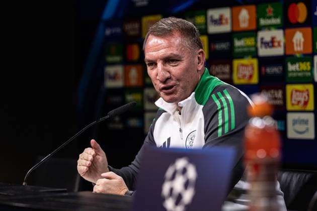 UEFA Champions League: Pressekonferenz, Celtic; 30.09.2024 Brendan Rodgers (Celtic, Cheftrainer) UEFA Champions League: Pressekonferenz, Celtic; 30.09.2024 Copyright: xBEAUTIFULxSPORTS Buriakovx