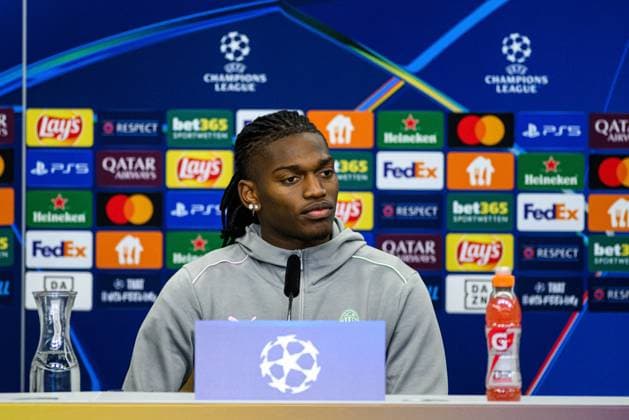 LEVERKUSEN, GERMANY - 30 SEPTEMBER, 2024: Rafael Leao. The UEFA Champions League match between Bayer 04 Leverkusen vs AC Milan at BayArena  Copyright: xVItaliixKliuievx