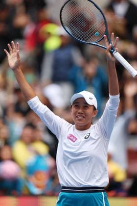 (241001) -- BEIJING, Oct. 1, 2024 -- Zhang Shuai of China waves to the crowd during the women s singles round of 16 match against Magdalena Frech of Poland at 2024 China Open tennis tournament in Beijing, capital of China, Oct. 1, 2024. ) (SP)CHINA-BEIJING-TENNIS-CHINA OPEN-WOMEN S SINGLES (CN) BaixXuefei 