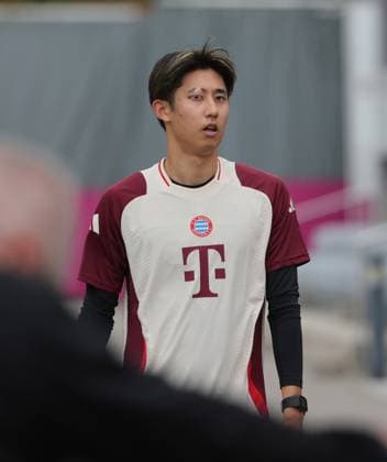 20241001, CL, FC Bayern Abschlusstraining, Fussball, im Bild: Hiroki Ito (FC Bayern Muenchen)