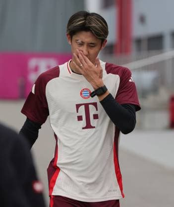 20241001, CL, FC Bayern Abschlusstraining, Fussball, im Bild: Hiroki Ito (FC Bayern Muenchen)