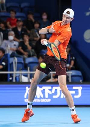 Ugo Humbert, Herren Einzel, Gentlemen s Singles, Endspiel, Final, Kinoshita Group Japan Open Tennis Championships, Tokyo, Japan Copyright: xJuergenxHasenkopfx
