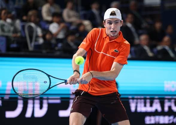 Ugo Humbert, Herren Einzel, Gentlemen s Singles, Endspiel, Final, Kinoshita Group Japan Open Tennis Championships, Tokyo, Japan Copyright: xJuergenxHasenkopfx