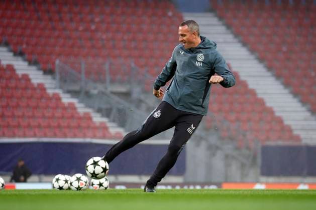 Sturm Graz v Club Brugge - UEFA Champions League - media activities KLAGENFURT, AUSTRIA - OCTOBER 01 : Hayen Nicky head coach of Club Brugge pictured during a training session prior to the UEFA Champions League match between and on October 1, 2024 in Klagenfurt, Austria, 01 10 2024 Klagenfurt Austria  Copyright: xJanxDexMeuleneirx