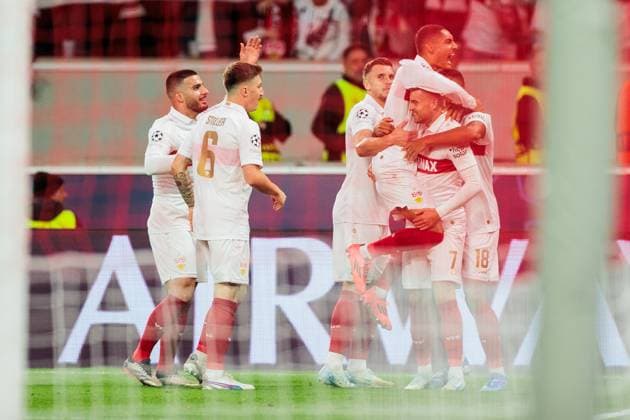 UEFA Champions League: VfB Stuttgart - AC Sparta Praha; 01.10.2024 Jubel zum 1:0 durch Enzo Millot (VfB Stuttgart, 8) UEFA Champions League: VfB Stuttgart - AC Sparta Praha; Stuttgart, Arena Stuttgart am 01.10.2024 Copyright: xBEAUTIFULxSPORTS Wunderlx