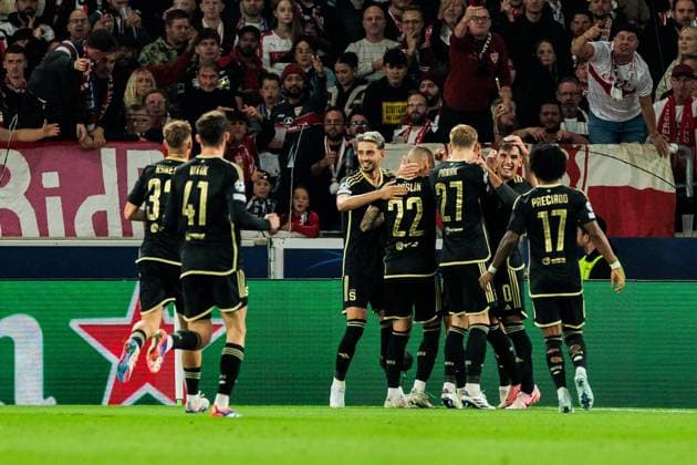 UEFA Champions League: VfB Stuttgart - AC Sparta Praha; 01.10.2024 Jubel zum 1:1 durch Kaan Kairinen (AC Sparta Praha, 6) UEFA Champions League: VfB Stuttgart - AC Sparta Praha; Stuttgart, Arena Stuttgart am 01.10.2024 Copyright: xBEAUTIFULxSPORTS Wunderlx