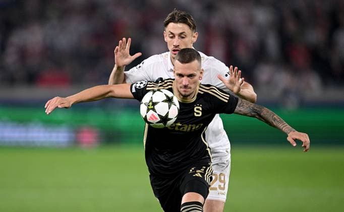 Sport Bilder des Tages FUSSBALL CHAMPIONS LEAGUE SAISON 2024 2025 Vorrunde 2. Spieltag VfB Stuttgart - Sparta Prag 01.10.2024 Lukas Haraslin (vorne, Sparta Prag) gegen Anthony Rouault (hinten, VfB Stuttgart)