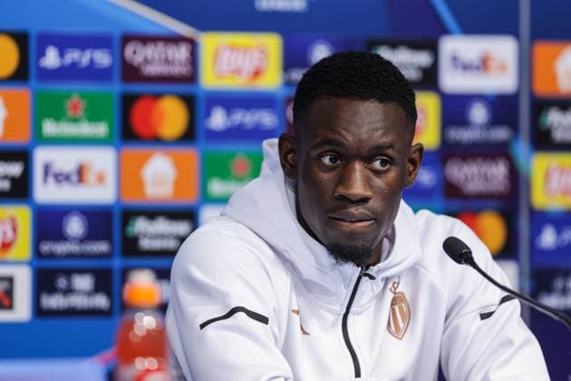 FC Monaco MD-1 press conference, PK, Pressekonferenz Folarin Balogun speaks during a Monaco press conference ahead UEFA Champions League match between Dinamo Zagreb and Monaco at Maksimir Stadion in Zagreb, Croatia on October 1, 2024.  LukaxStanzl PIXSELL