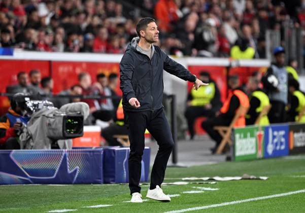 RECORD DATE NOT STATED 01.10.2024, xjhx, Fussball UEFA Champions League, Bayer 04 Leverkusen - AC Mailand emspor, v.l. Trainer Xabi Alonso (Bayer Leverkusen) (UEFA REGULATIONS PROHIBIT ANY USE OF PHOTOGRAPHS as IMAGE SEQUENCES and or QUASI-VIDEO) Leverkusen