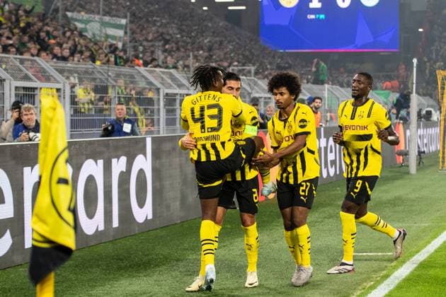 UEFA Champions League: Borussia Dortmund - Celtic Glasgow; 01.10.2024 Emre Can (Borussia Dortmund, 23) im Jubel nach dem Tor, 1:0. Borussia Dortmund im Jubel. UEFA Champions League: Borussia Dortmund - Celtic Glasgow; Signal Iduna Park, Dortmund; 01.10.2024 Copyright: xBEAUTIFULxSPORTS Buriakovx
