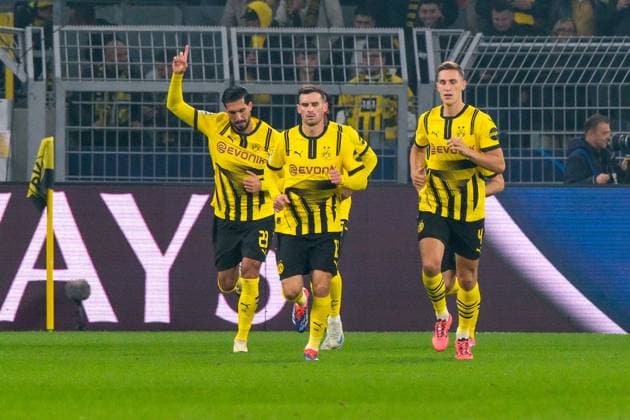 Emre Can (Borussia Dortmund, 23) und Team bejubeln das Tor zum 1:0, GER, Borussia Dortmund vs. Celtic Glasgow, Fussball, Champions League, 2. Spieltag, Spielzeit 2024 2025, 01.10.2024. GER, Borussia Dortmund vs. Celtic Glasgow, Fussball, Champions League, 2. Spieltag, Spielzeit 2024 2025, 01.10.2024. Dortmund Copyright: xEibner-Pressefoto FlorianxWieganx EP_FWD