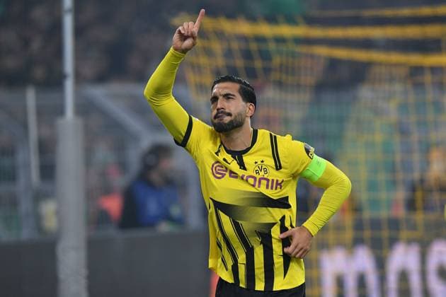 Fußball Champions League 2. Spieltag Borussia Dortmund - Celtic Glasgow am 01.10.2024 im Signal Iduna Park in Dortmund Torjubel zum 1:0 durch Emre Can ( Dortmund )