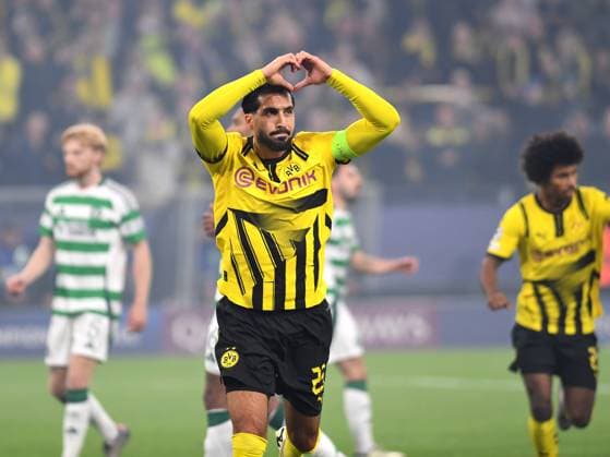 Emre Can (Borussia Dortmund) Torjubel, jubelt nach seinem Treffer zum 1:0 waehrend des Spiels der UEFA Champions League 2024 25 Ligen-Phase 2. Spieltag zwischen Borussia Dortmund und Celtic Glasgow, SIGNAL IDUNA PARK am 01. October 2024 in Dortmund, Deutschland. (Foto von Ralf Treese DeFodi Images) +++ Emre Can (Borussia Dortmund) celebrates after scoring his team™s first goal during the UEFA Champions League 2024 25 League Phase MD2 match between Borussia Dortmund and Celtic FC at Signal Iduna Park on October 1, 2024 in Dortmund, Germany. Defodi-521_BVBCEL20241001_014