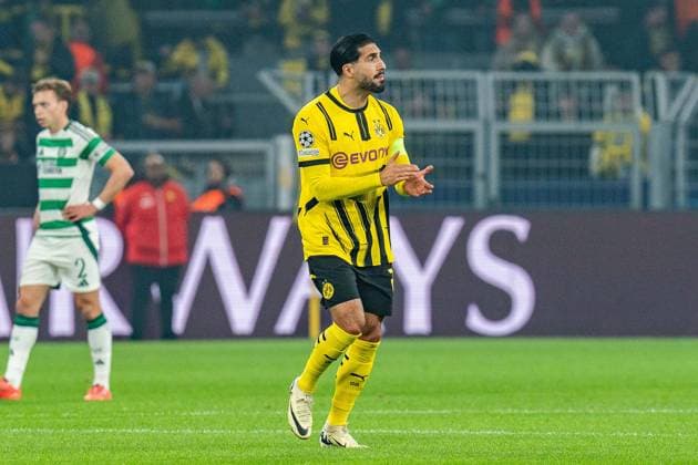 01.10.2024, Borussia Dortmund vs. Celtic Glasgow, UEFA Champions League, 2. Spieltag Tor zum 1:0 durch Emre Can (Borussia Dortmund, 23) nach Elfmeter Copyright: xBahhoxKarax