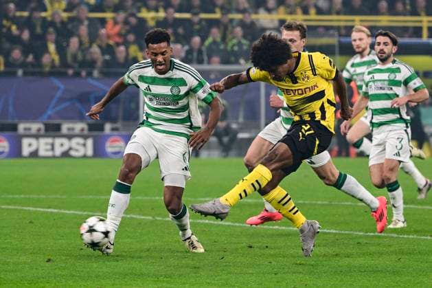 Tor zum 2:1 durch Karim Adeyemi 27 (Borussia Dortmund), Borussia Dortmund vs. Celtic Glasgow, Fussball, Champions League, 2. Spieltag, 01.10.2024 Dortmund Nordrhein-Westfalen Deutschland