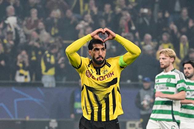 Torjubel zum 1:0 durch Emre Can 23 (Borussia Dortmund), Borussia Dortmund vs. Celtic Glasgow, Fussball, Champions League, 2. Spieltag, 01.10.2024 Dortmund Nordrhein-Westfalen Deutschland