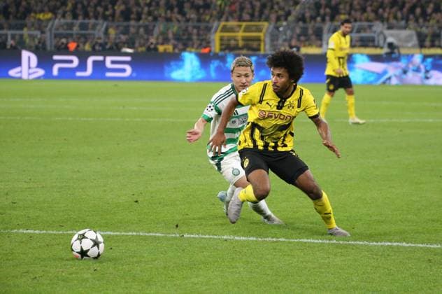 01.10.2024, xgrfx, Fussball UEFA Champions League, Borussia Dortmund - Celtic Glasgow emspor, v.l. Tor, Karim Adeyemi (Borussia Dortmund) (DFL DFB REGULATIONS PROHIBIT ANY USE OF PHOTOGRAPHS as IMAGE SEQUENCES and or QUASI-VIDEO) Dortmund