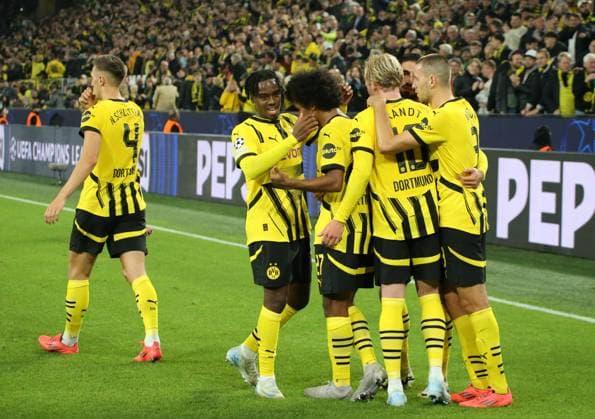 01.10.2024, xgrfx, Fussball UEFA Champions League, Borussia Dortmund - Celtic Glasgow emspor, v.l. Tor, Karim Adeyemi (Borussia Dortmund) (DFL DFB REGULATIONS PROHIBIT ANY USE OF PHOTOGRAPHS as IMAGE SEQUENCES and or QUASI-VIDEO) Dortmund