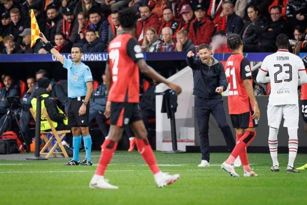 UEFA Champions League, Bayer 04 Leverkusen - AC Mailand; 01.10.2024 Xabi Alonso (Cheftrainer Bayer 04 Leverkusen); UEFA Champions League, Bayer 04 Leverkusen - AC Mailand, Spieltag 2 am 01.10.2024 in der BayArena in Leverkusen. Copyright: xBEAUTIFULxSPORTS AxelxKohringx