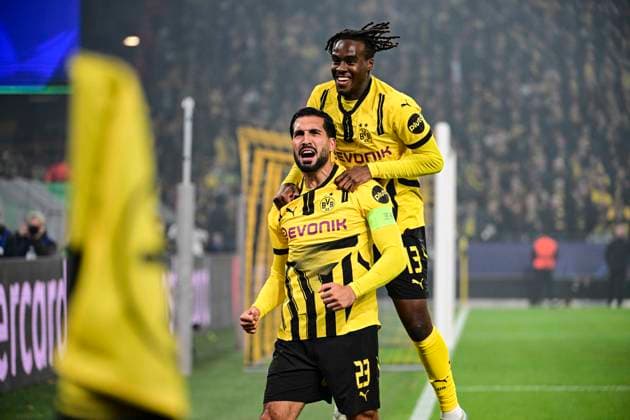 Torjubel zum 1:0 durch Emre Can 23 (Borussia Dortmund), Borussia Dortmund vs. Celtic Glasgow, Fussball, Champions League, 2. Spieltag, 01.10.2024 Dortmund Nordrhein-Westfalen Deutschland
