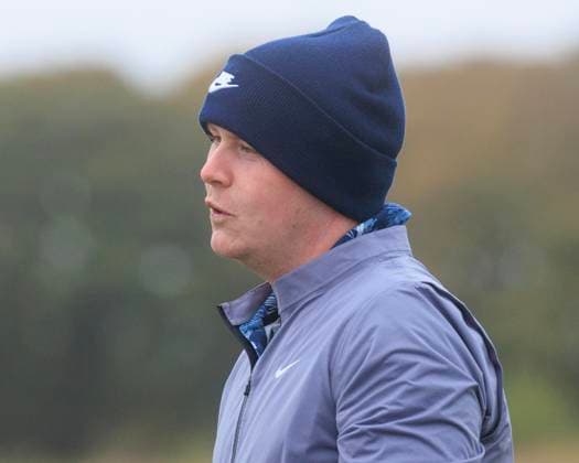 1st October 2024; Kingsbarns Golf Links, Fife, Scotland; Alfred Dunhill Links Golf Championship, Second Practice Day; Robert Macintyre of Scotland on the fairway of the first hole on Kingsbarns Golf Links, during a practice round ahead of the Dunhill Links Championship  ActionPlus12698727 DavidxYoung