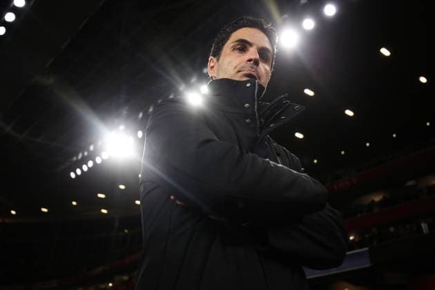 Arsenal v PSG 1 October 2024, London - UEFA Champion™s League Football - Arsenal v Paris Saint-Germain - Arsenal manager Mikel Arteta - Photo: Charlotte Wilson Offside. London UK Copyright: xCharlottexWilsonx xOffsidexOffside