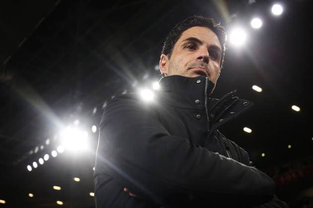 Arsenal v PSG 1 October 2024, London - UEFA Champion™s League Football - Arsenal v Paris Saint-Germain - Arsenal manager Mikel Arteta - Photo: Charlotte Wilson Offside. London UK Copyright: xCharlottexWilsonx xOffsidexOffside