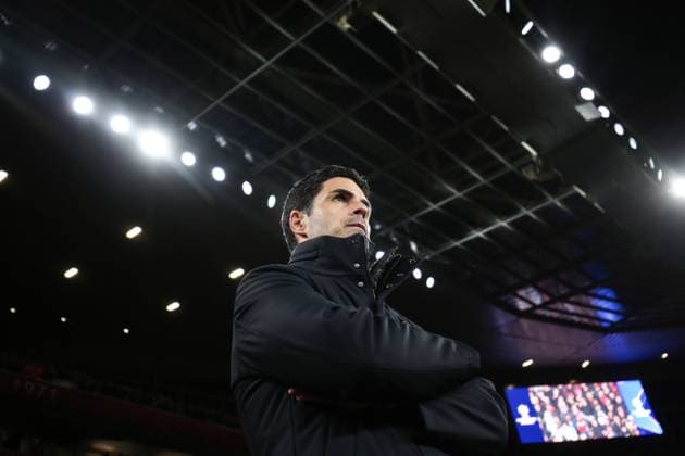 Arsenal v PSG 1 October 2024, London - UEFA Champion™s League Football - Arsenal v Paris Saint-Germain - Arsenal manager Mikel Arteta - Photo: Charlotte Wilson Offside. London UK Copyright: xCharlottexWilsonx xOffsidexOffside