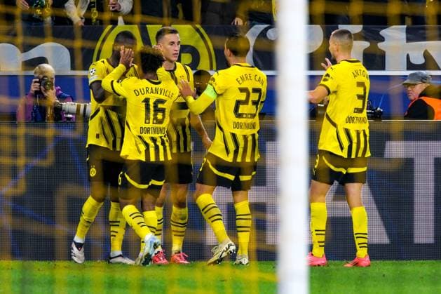 Serhou Guirassy (Borussia Dortmund, 09) und Team bejubeln das Tor zum 6:1, GER, Borussia Dortmund vs. Celtic Glasgow, Fussball, Champions League, 2. Spieltag, Spielzeit 2024 2025, 01.10.2024. GER, Borussia Dortmund vs. Celtic Glasgow, Fussball, Champions League, 2. Spieltag, Spielzeit 2024 2025, 01.10.2024. Dortmund Copyright: xEibner-Pressefoto FlorianxWieganx EP_FWD