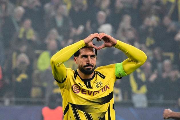Torjubel zum 1:0 durch Emre Can 23 (Borussia Dortmund), Borussia Dortmund vs. Celtic Glasgow, Fussball, Champions League, 2. Spieltag, 01.10.2024 Dortmund Nordrhein-Westfalen Deutschland