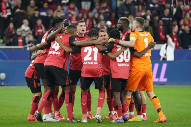 Fussball, UEFA Champions League 2024 2025, Bayer 04 Leverkusen - AC Mailand 01.10.2024 Bayarena Leverkusen, , Bayer 04 Leverkusen,
