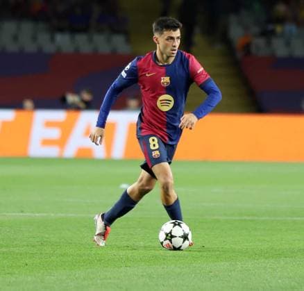 Sport Bilder des Tages October 1, 2024, Sabadell, Barcelona, Spain: Barcelona Spain 01.10.2024 Pedri Gonzalez FC Barcelona, Barca control the ball during the UEFA Champions League between FC Barcelona and BSC Young Boys at Estadi Olimpic Lluis Companys on 01 October 2024 in Barcelona. Sabadell Spain - ZUMAu50_ 20241001_zsp_u50_005 Copyright: xXavixUrgelesx