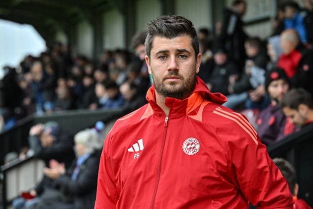 Uefa Youth League; Aston Villa U19 - FC Bayern München U19; 02.10.2024 Im Bild Peter GAYDAROV Freisteller Einzelfoto UEFA Youth League: Aston Villa U19 - FC Bayern München U19, Bodymoor Heath Trainings Ground am 02.10.2024 *** Uefa Youth League Aston Villa U19 FC Bayern Munich U19 02 10 2024 In the picture Peter GAYDAROV cropped single photo UEFA Youth League Aston Villa U19 FC Bayern Munich U19, Bodymoor Heath Training Ground on 02 10 2024 Copyright: xBEAUTIFULxSPORTS Goldbergx