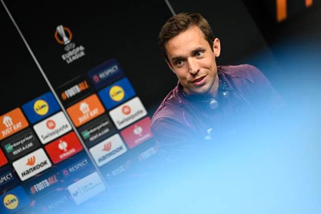 Real Sociedad v RSC Anderlecht - UEFA Europa League - Media Activities SAN SEBASTIAN, SPAIN - OCTOBER 02 : Hubert David head coach of RSC Anderlecht during the press conference, PK, Pressekonferenz ahead of the UEFA Europa League phase 2 match between Real Sociedad and RSC Anderlecht on October 2, 2024 in San Sebastian, Spain, 02 10 2024 San Sebastian Spain  Copyright: xDhax