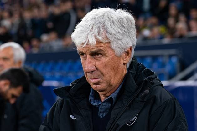 2024-10-02 FC Shakhtar Donetsk v Atalanta BC - UEFA Champions League 2024 25 League Phase MD2 GELSENKIRCHEN, GERMANY - OCTOBER 2: Coach Gian Piero Gasperini of Atalanta BC during the UEFA Champions League 2024 25 League Phase MD2 match between FC Shakhtar Donetsk and Atalanta BC at Arena AufSchalke on October 2, 2024 in Gelsenkirchen, Germany. (Photo by Joris Verwijst BSR Agency) Gelsenkirchen Germany Content not available for redistribution in The Netherlands directly or indirectly through any third parties. Copyright: xBSRxAgencyx