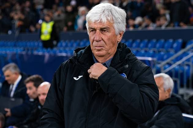 2024-10-02 FC Shakhtar Donetsk v Atalanta BC - UEFA Champions League 2024 25 League Phase MD2 GELSENKIRCHEN, GERMANY - OCTOBER 2: Coach Gian Piero Gasperini of Atalanta BC during the UEFA Champions League 2024 25 League Phase MD2 match between FC Shakhtar Donetsk and Atalanta BC at Arena AufSchalke on October 2, 2024 in Gelsenkirchen, Germany. (Photo by Joris Verwijst BSR Agency) Gelsenkirchen Germany Content not available for redistribution in The Netherlands directly or indirectly through any third parties. Copyright: xBSRxAgencyx