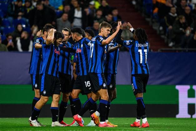 GELSENKIRCHEN, GERMANY - 2 OCTOBER, 2024: The UEFA Champions League match between FC Shakhtar Donetsk vs Atalanta BC Bergamo at Veltins Arena  Copyright: xVItaliixKliuievx