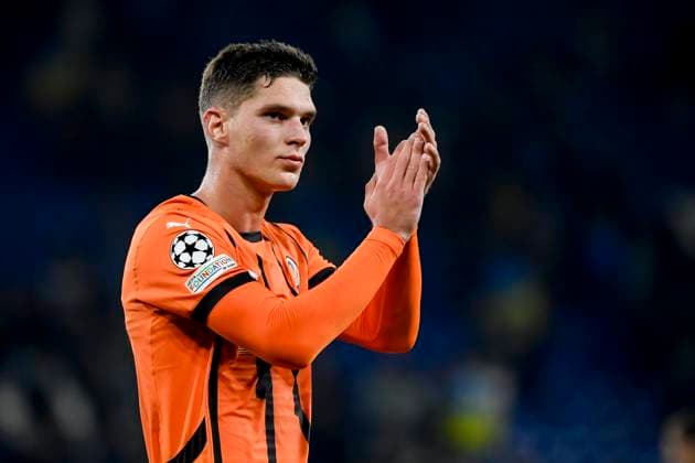 Georgiy Sudakov (Shakhtar Donetsk) enttaeuscht, UEFA Champions League 2024 25 League Phase MD2, FC Shakhtar Donetsk v Atalanta BC, Veltins Arena, 02.10.2024, Gelsenkirchen, Deutschland. Defodi-067_SCDATB20241002_154