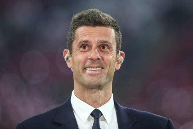 02.10.2024, xtgx, Fussball, UEFA Champions League, RB Leipzig - Junventus Turin emspor, v.l. Thiago Motta (Juventus, Trainer) (DFL DFB REGULATIONS PROHIBIT ANY USE OF PHOTOGRAPHS as IMAGE SEQUENCES and or QUASI-VIDEO) Leipzig