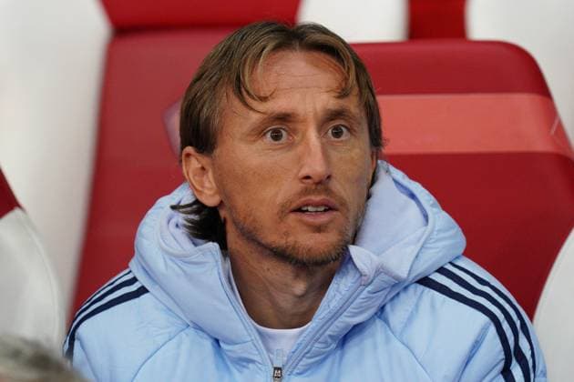 Luka Modric of Real Madrid starts on the bench Lille v Real Madrid, UEFA Champions League, Group Stage, Football, Pierre Mauroy Stadium, Lille, France, 02 Oct 2024 EDITORIAL USE ONLY No use with unauthorised audio, video, data, fixture lists, club league logos or live services. Online in-match use limited to 120 images, no video emulation. No use in betting, games or single club league player publications. Copyright: xDavexWinter Shutterstockx 14750773v