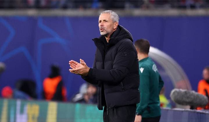 RB Leipzig - Juventus Turin Champions League Leipzig, 02.10.2024, Red Bull Arena, Fußball, UEFA Champions League, 2. Spieltag , RB Leipzig vs. Juventus Turin , Im Bild: Trainer Marco Rose, RB Leipzig. , Nur zur redaktionellen Nutzung. Only editorial use. , UEFA regulations prohibit any use of photographs as image sequences and or quasi-video. ,